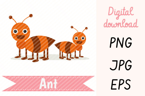 Animal Alphabet A for Ant: A Playful Vector for Modern Projects