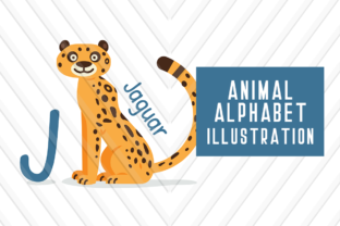 Animal Alphabet J for Jaguar: A Creative Design Asset