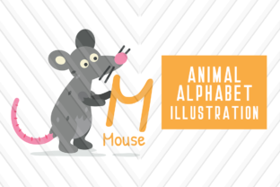 Animal Alphabet M for Mouse: A Creative Font Guide
