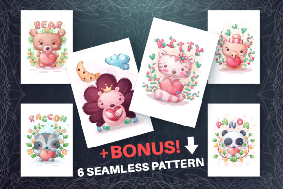 Infuse Joy and Personality with Cute Animal with Heart