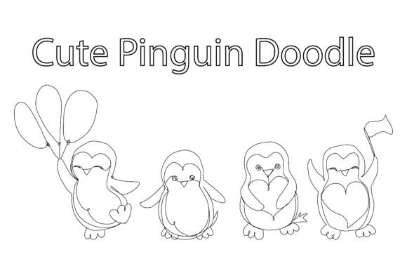 Penguin Wildlife Animal Line Art Style: A Designer’s Guide