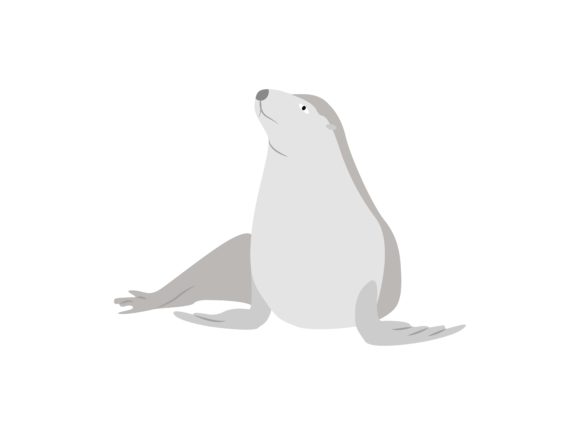 Seals Sit Animal: A Charming Design Asset for Creative Projects
